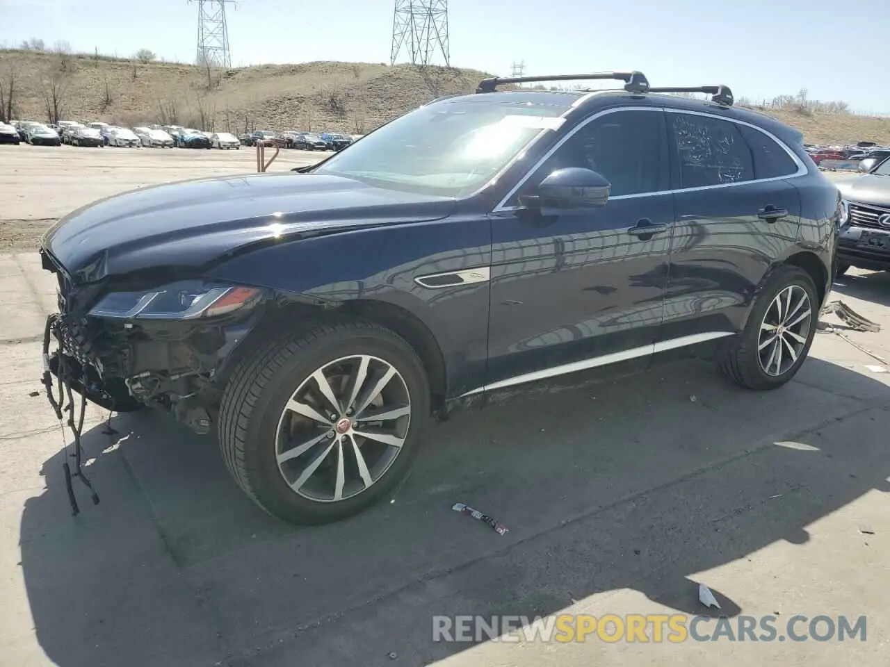 1 fotografías del automóvil dañado SADCJ2EXXNA701629 JAGUAR F-PACE 2022
