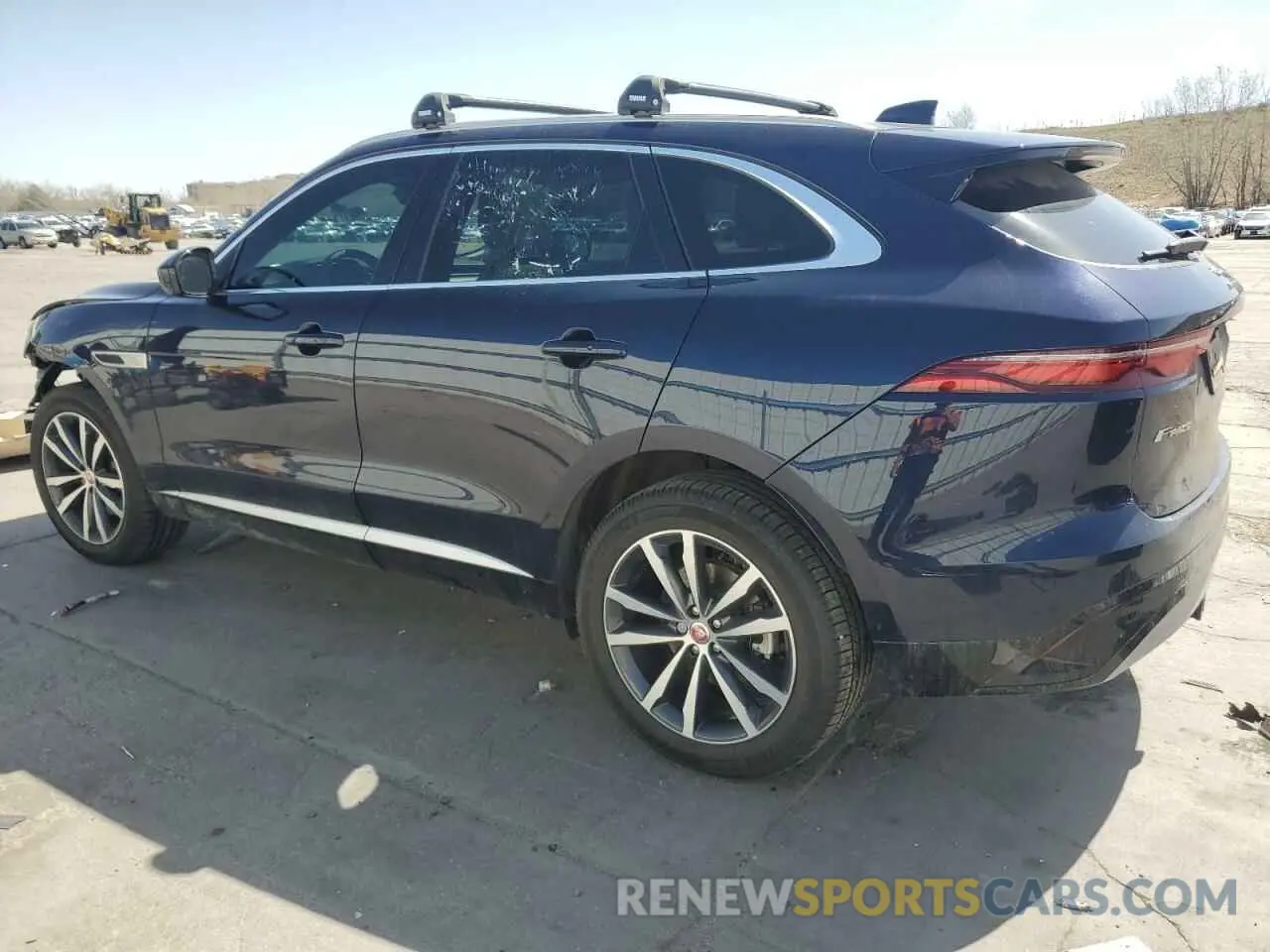 2 fotografías del automóvil dañado SADCJ2EXXNA701629 JAGUAR F-PACE 2022