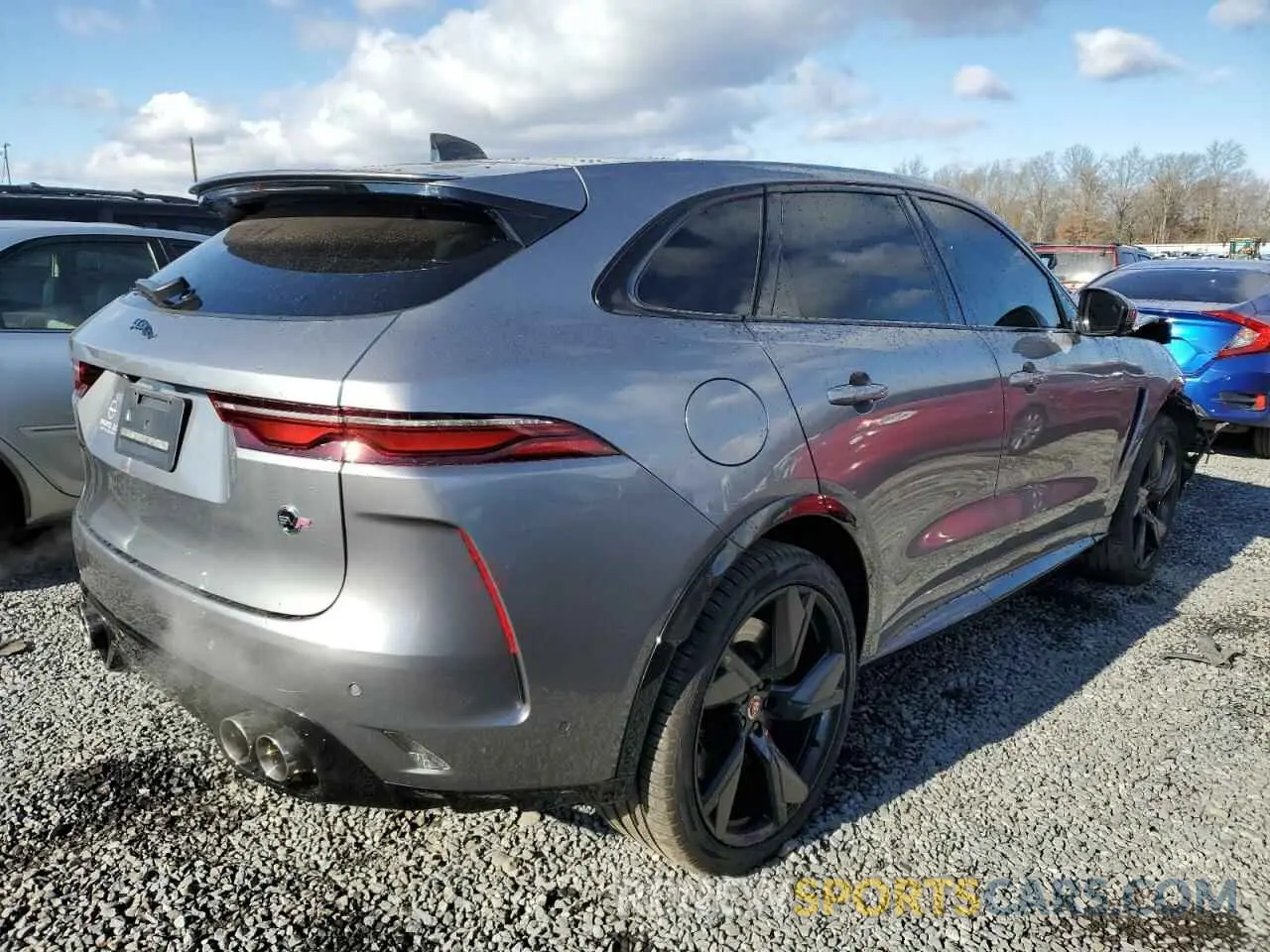 3 fotografías del automóvil dañado SADCZ2EE7NA701515 JAGUAR F-PACE 2022