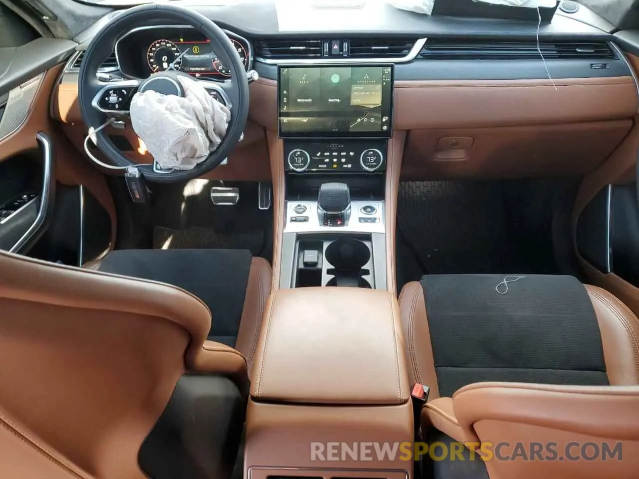 8 fotografías del automóvil dañado SADCZ2EE7NA701515 JAGUAR F-PACE 2022