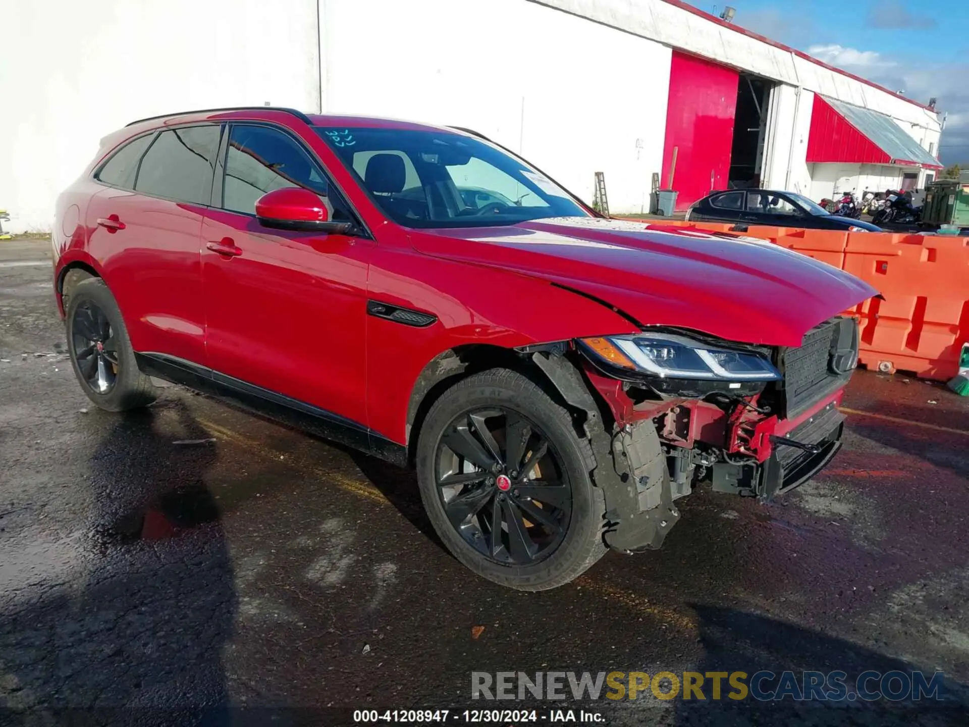 1 fotografías del automóvil dañado SADCJ2EX0PA705563 JAGUAR F-PACE 2023