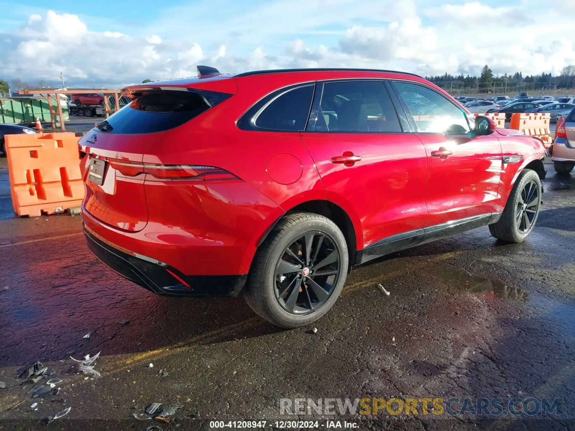 4 fotografías del automóvil dañado SADCJ2EX0PA705563 JAGUAR F-PACE 2023
