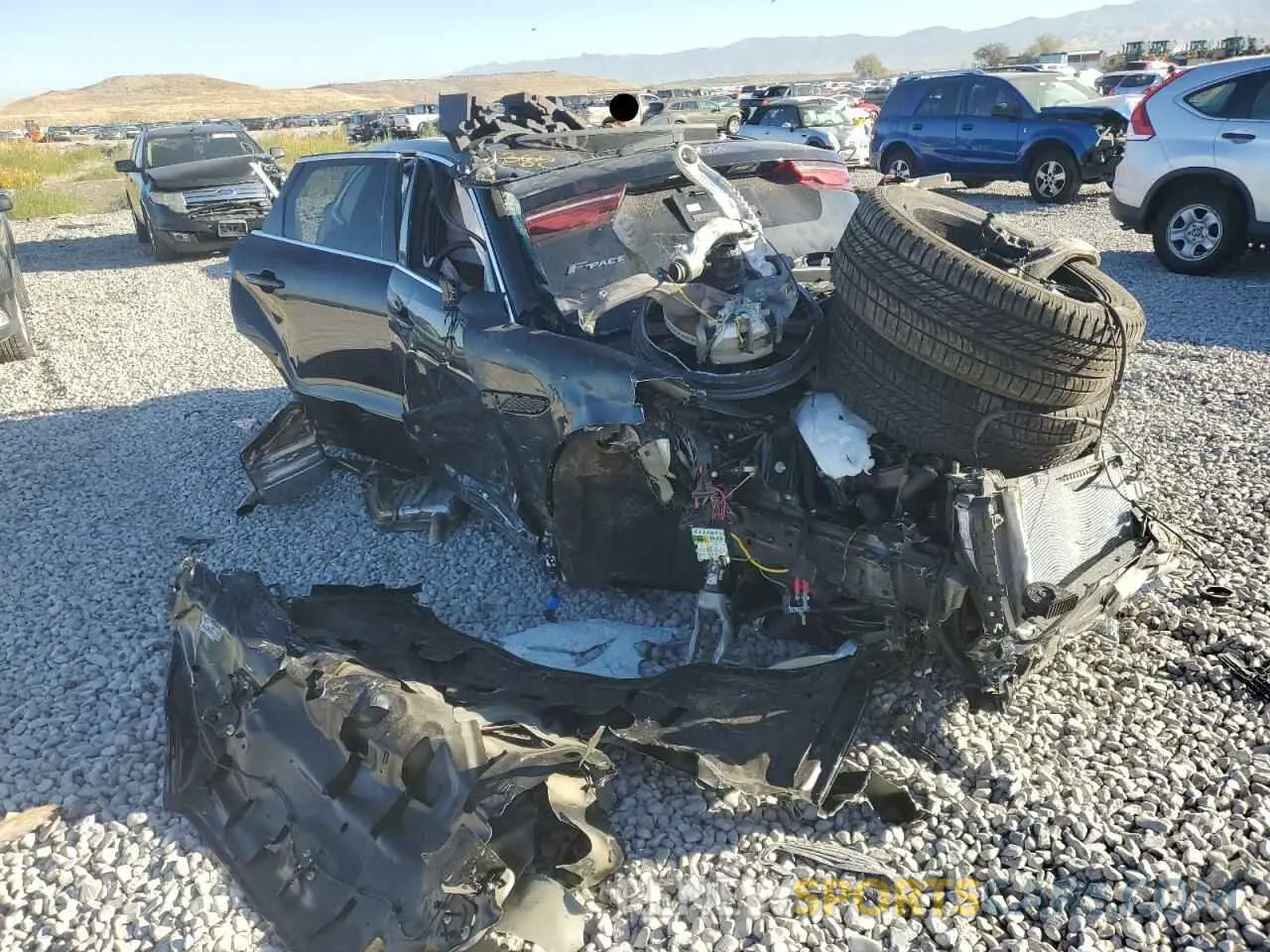 1 fotografías del automóvil dañado SADCJ2EX2PA706519 JAGUAR F-PACE 2023