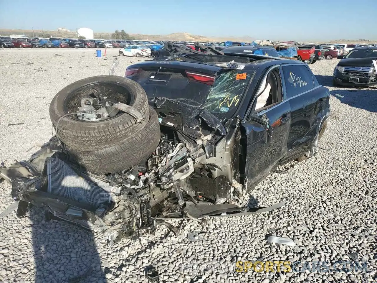 2 fotografías del automóvil dañado SADCJ2EX2PA706519 JAGUAR F-PACE 2023