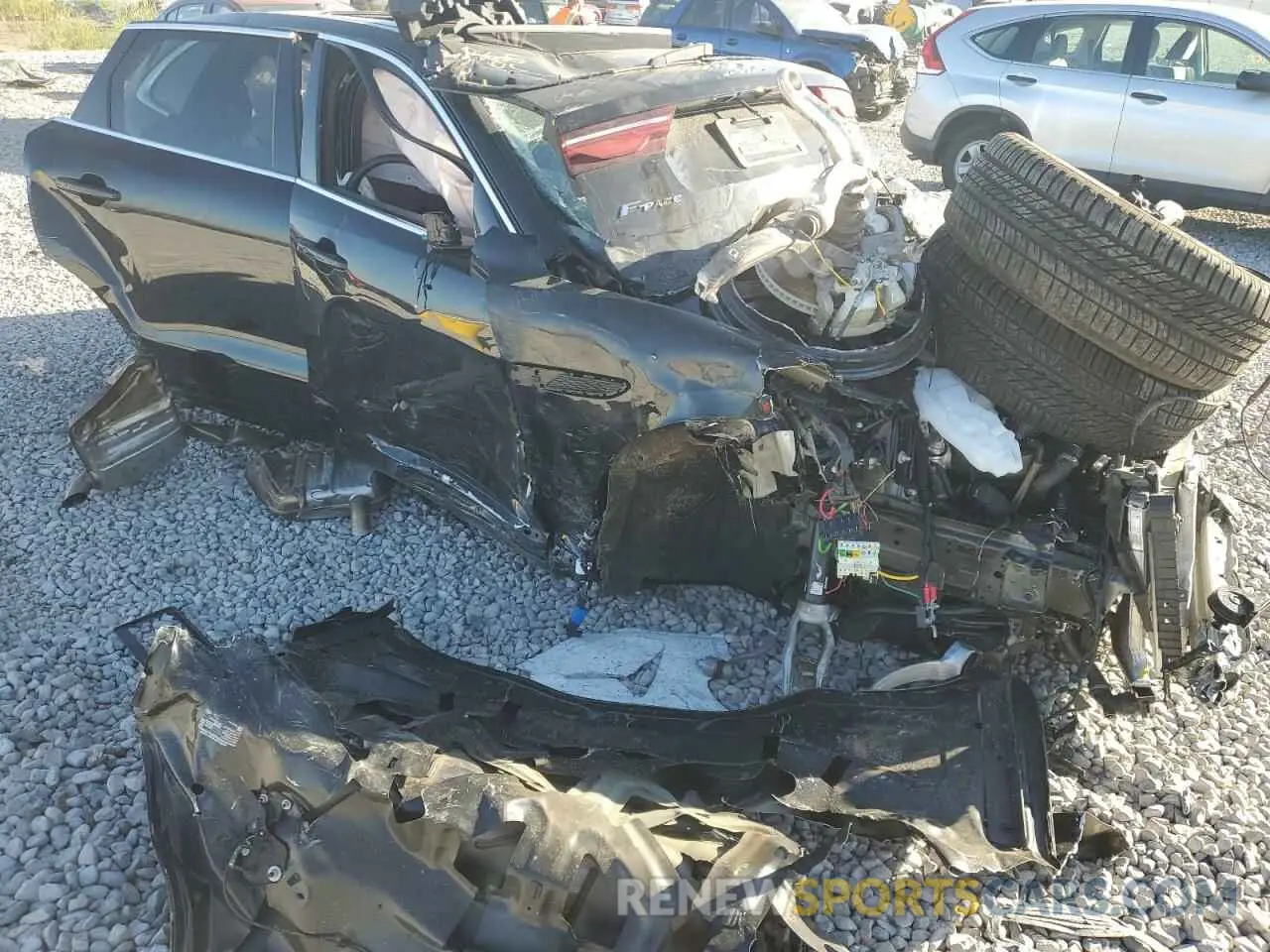 9 fotografías del automóvil dañado SADCJ2EX2PA706519 JAGUAR F-PACE 2023