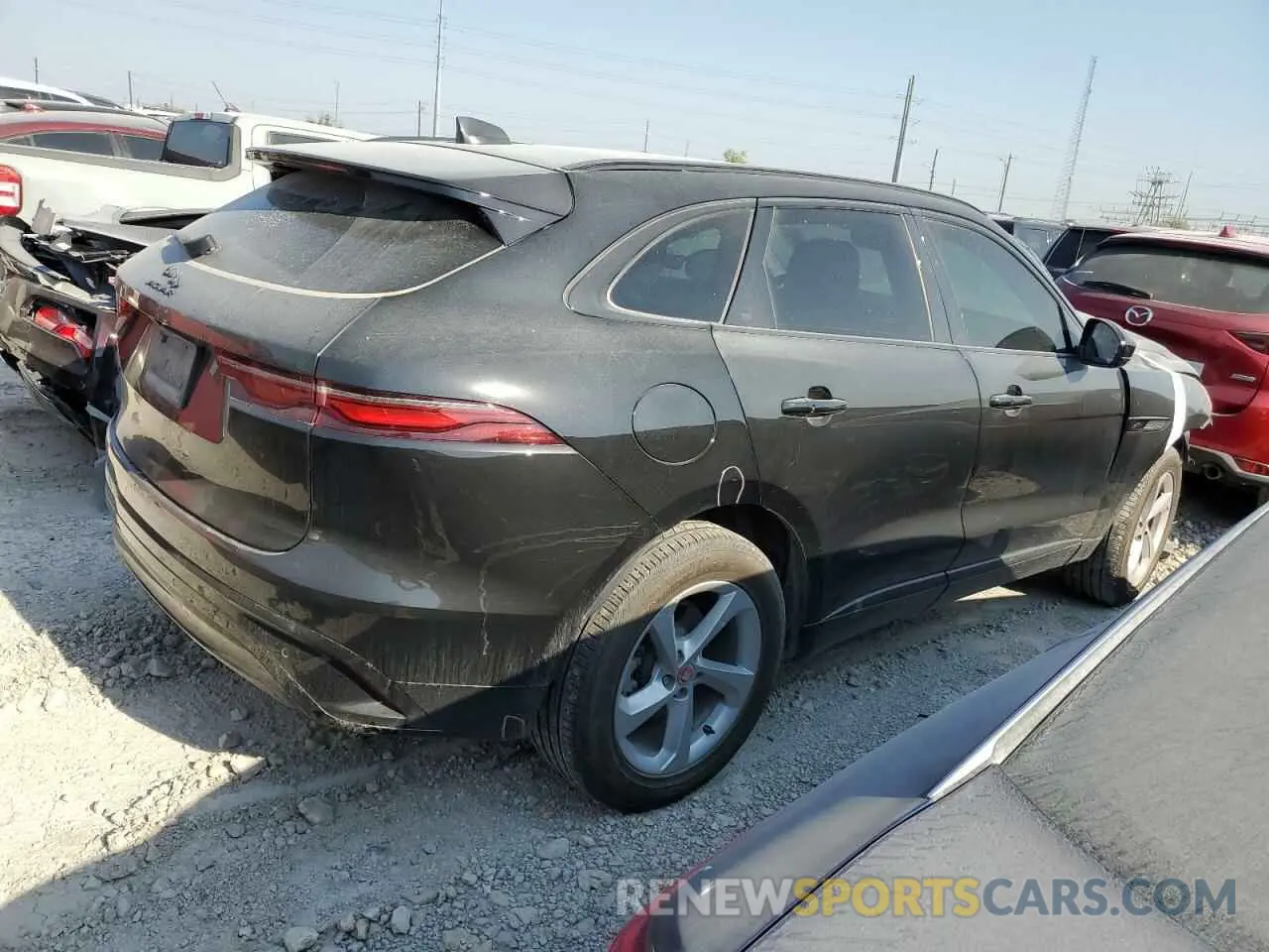 3 fotografías del automóvil dañado SADCJ2EX4PA705551 JAGUAR F-PACE 2023