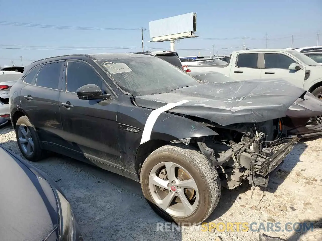 4 fotografías del automóvil dañado SADCJ2EX4PA705551 JAGUAR F-PACE 2023