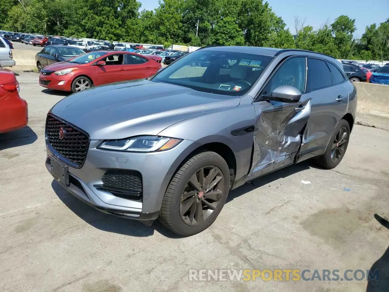 1 fotografías del automóvil dañado SADCJ2EX4PA708952 JAGUAR F-PACE 2023