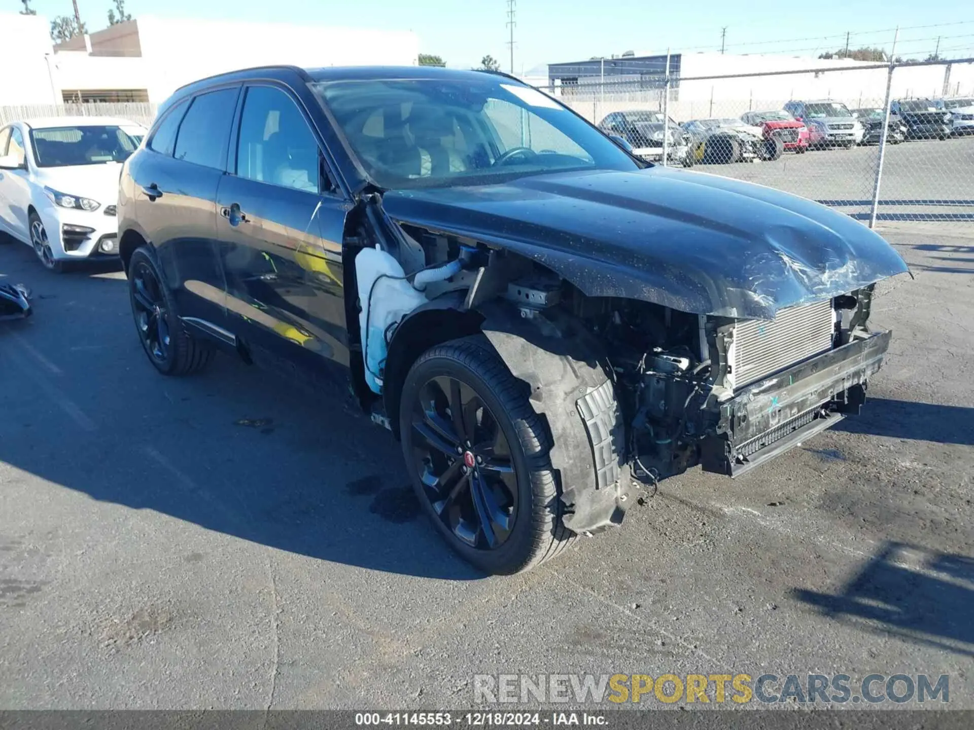 1 fotografías del automóvil dañado SADCJ2EX6PA707124 JAGUAR F-PACE 2023