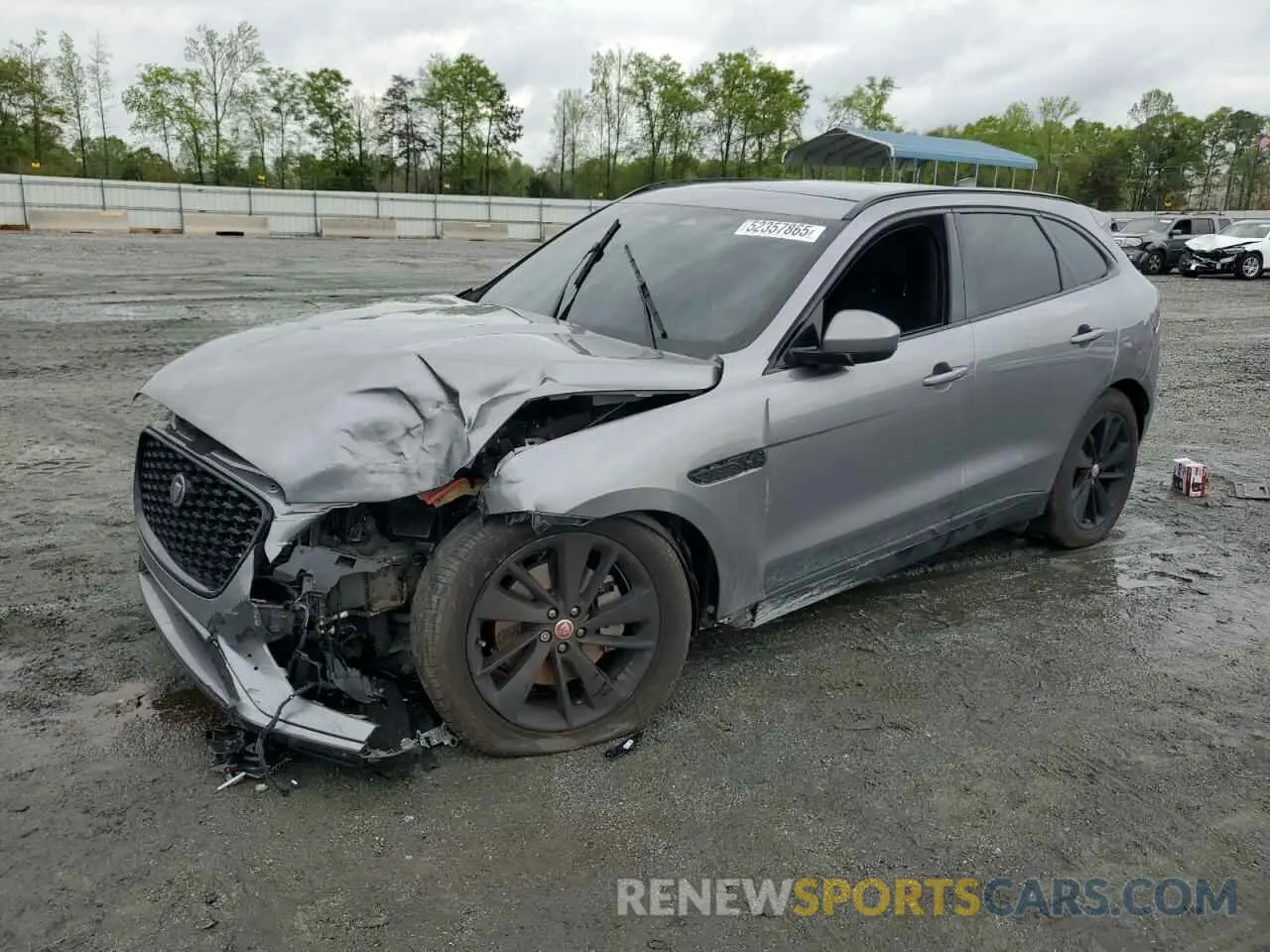 1 fotografías del automóvil dañado SADCJ2EX6PA716406 JAGUAR F-PACE 2023