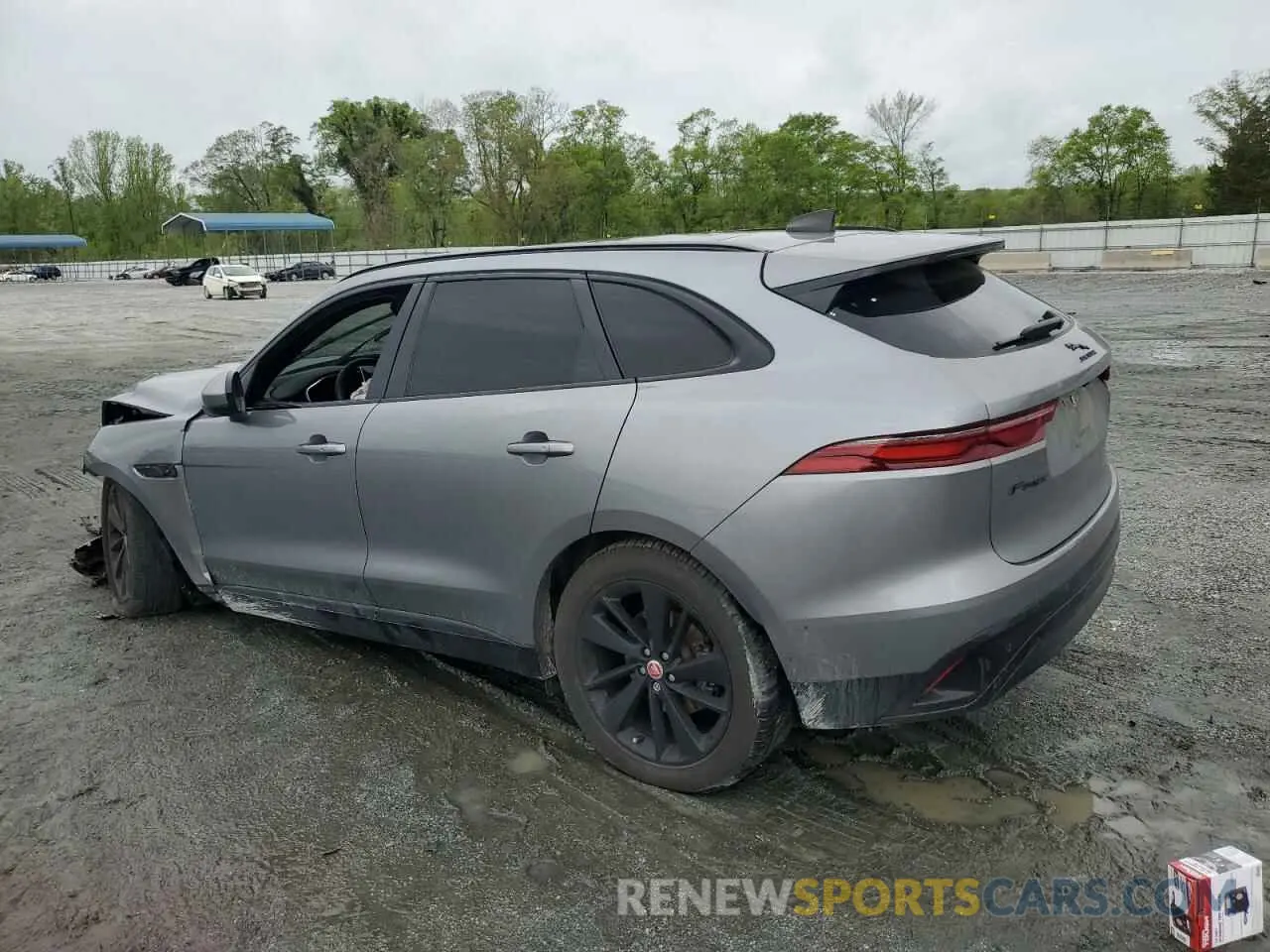 2 fotografías del automóvil dañado SADCJ2EX6PA716406 JAGUAR F-PACE 2023