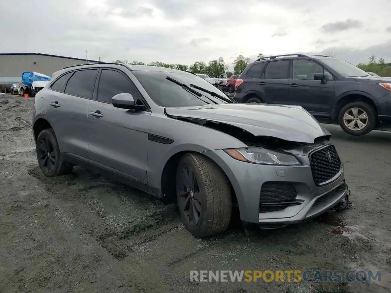 4 fotografías del automóvil dañado SADCJ2EX6PA716406 JAGUAR F-PACE 2023