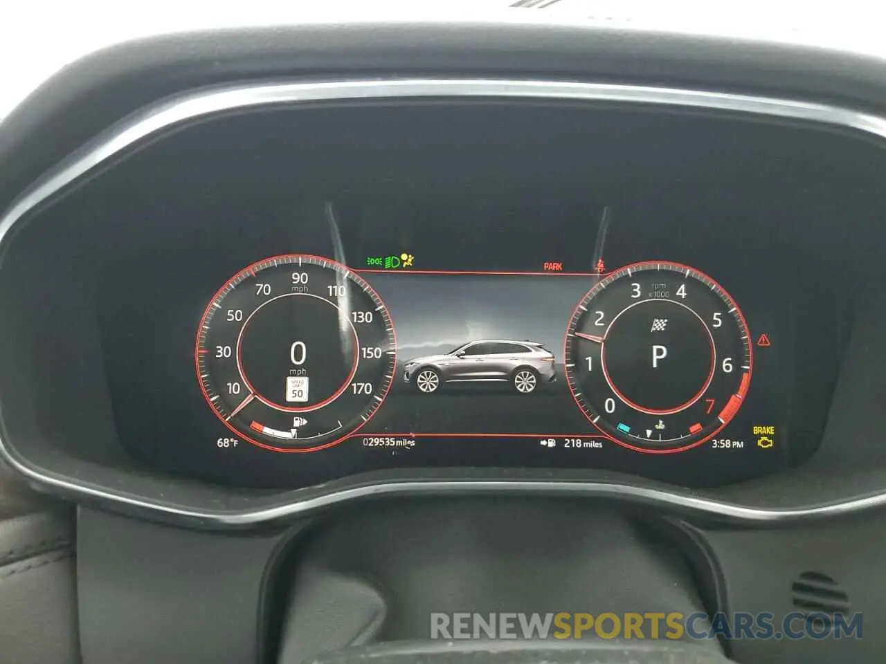 9 fotografías del automóvil dañado SADCJ2EX6PA716406 JAGUAR F-PACE 2023