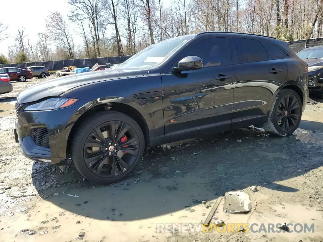 1 fotografías del automóvil dañado SADCT2FU0PA711975 JAGUAR F-PACE 2023