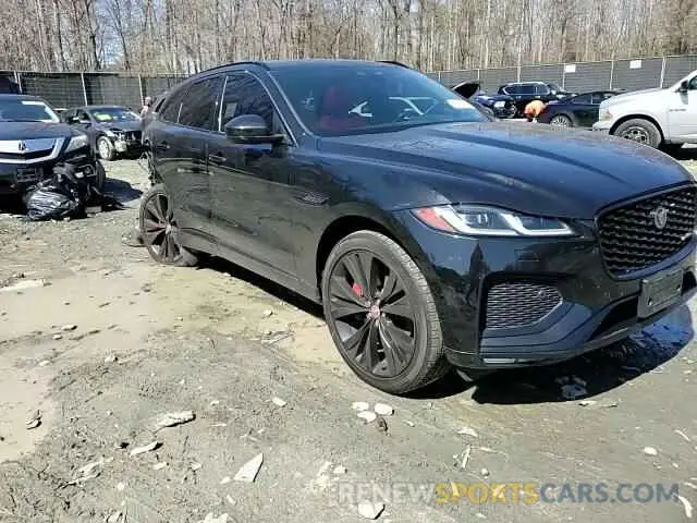 12 fotografías del automóvil dañado SADCT2FU0PA711975 JAGUAR F-PACE 2023