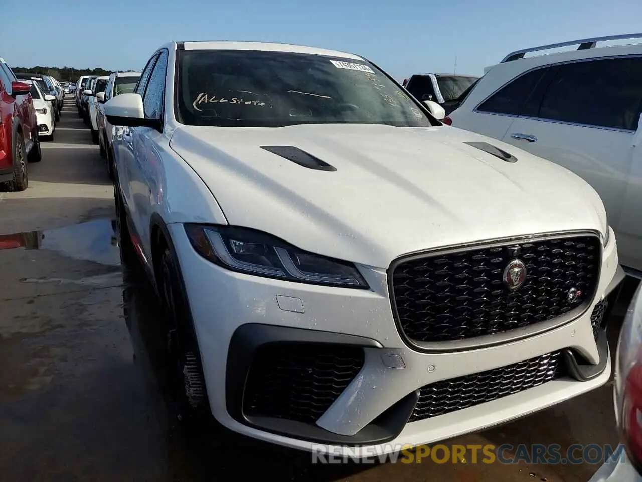 5 fotografías del automóvil dañado SADCZ2EE7PA704580 JAGUAR F-PACE 2023