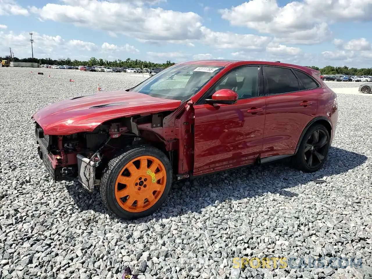 1 fotografías del automóvil dañado SADCZ2EEXPA708753 JAGUAR F-PACE 2023
