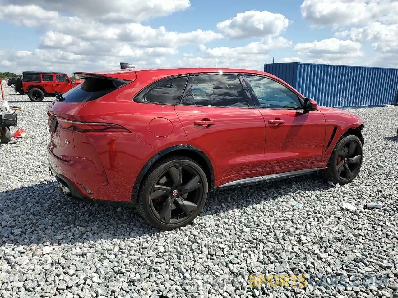 3 fotografías del automóvil dañado SADCZ2EEXPA708753 JAGUAR F-PACE 2023