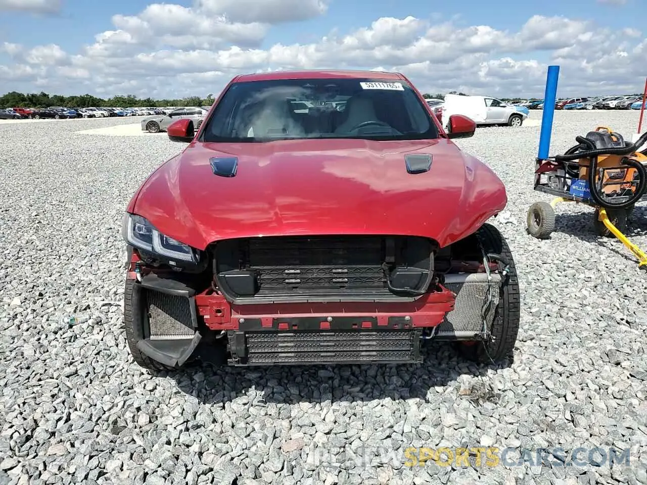 5 fotografías del automóvil dañado SADCZ2EEXPA708753 JAGUAR F-PACE 2023