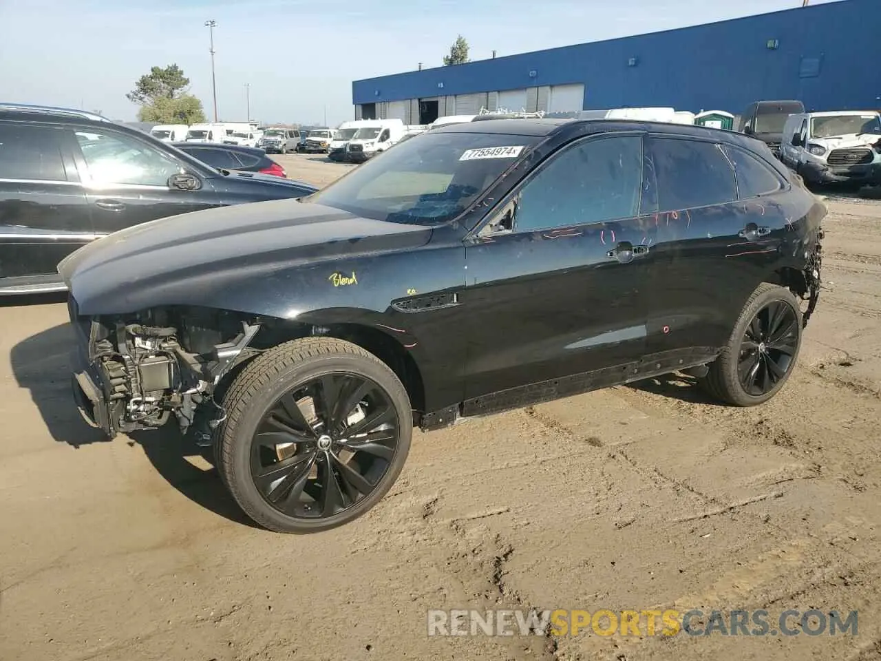 1 fotografías del automóvil dañado SADCT2EX0RA723879 JAGUAR F-PACE 2024