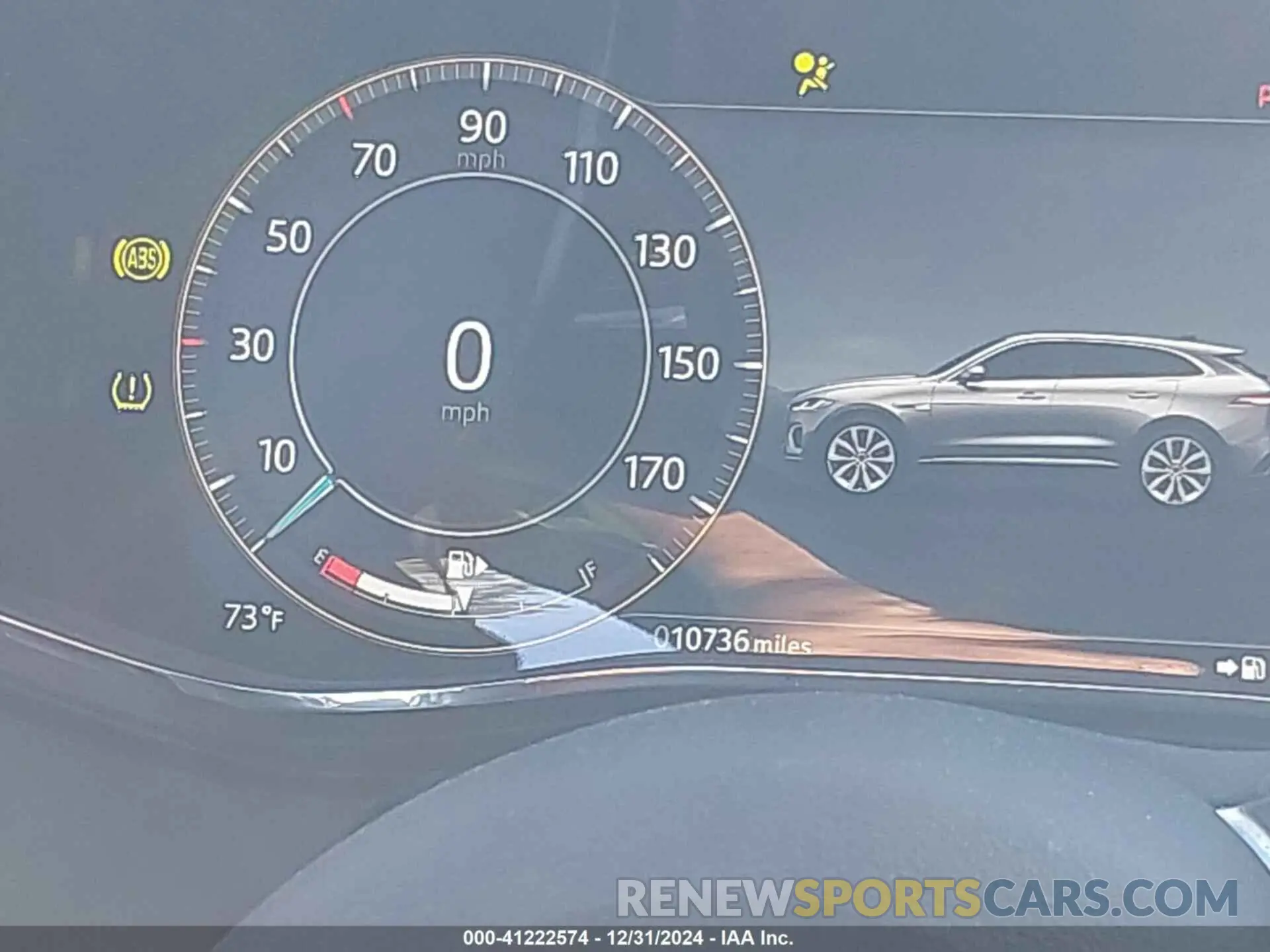 15 fotografías del automóvil dañado SADCT2EX0RA739130 JAGUAR F-PACE 2024