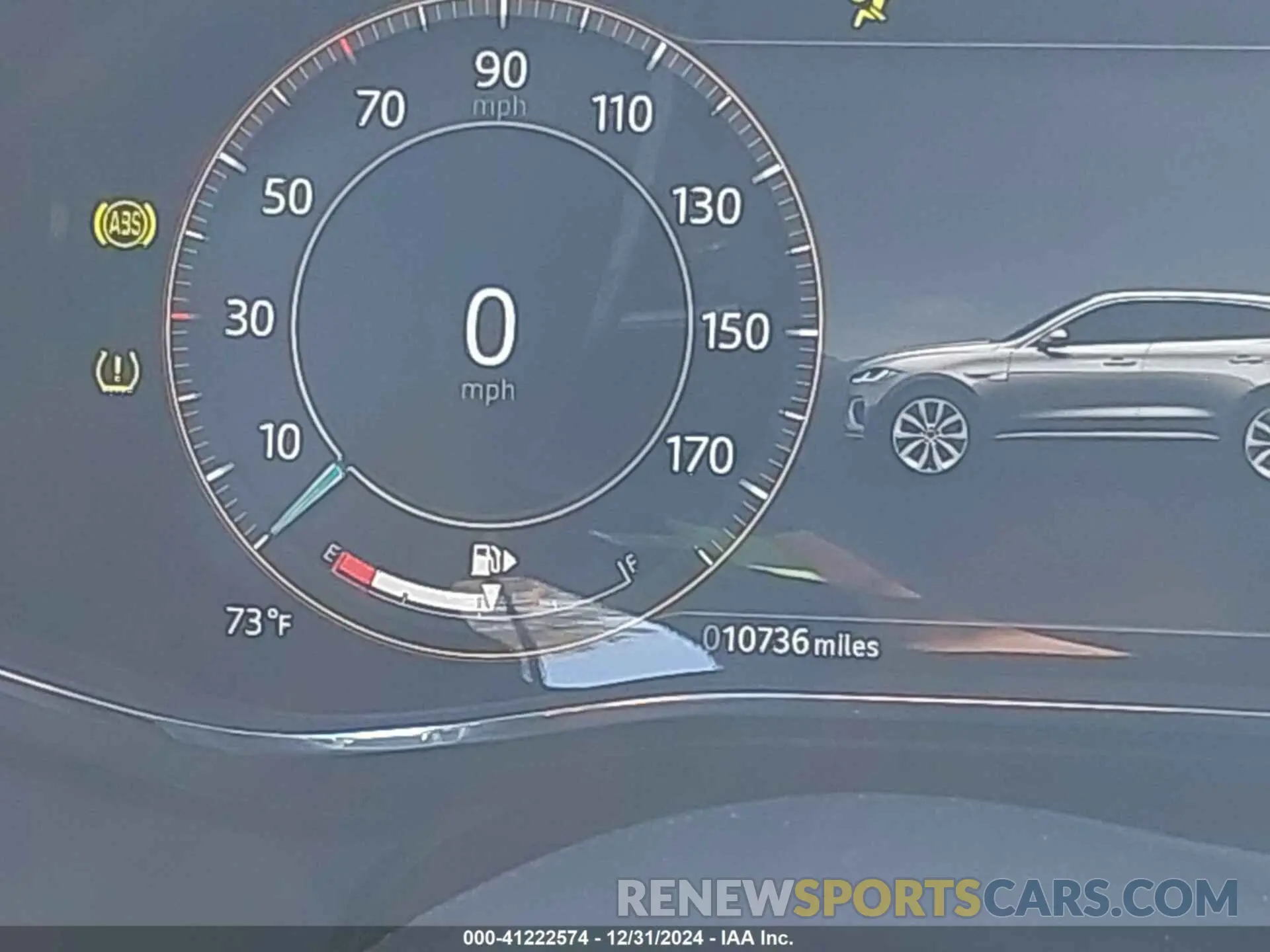 7 fotografías del automóvil dañado SADCT2EX0RA739130 JAGUAR F-PACE 2024