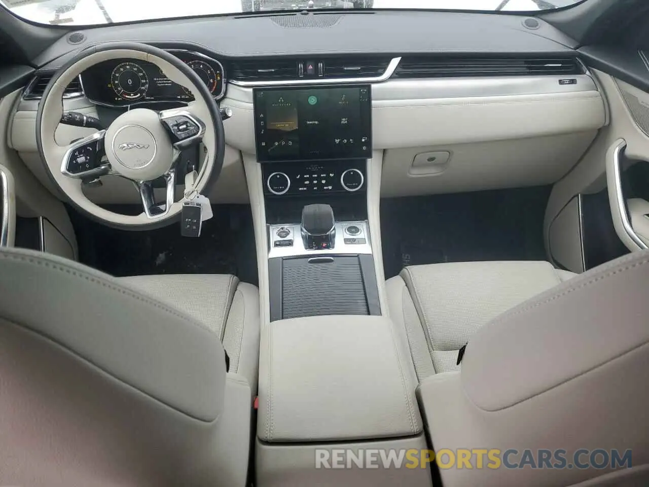 8 fotografías del automóvil dañado SADCT2EX2RA724645 JAGUAR F-PACE 2024
