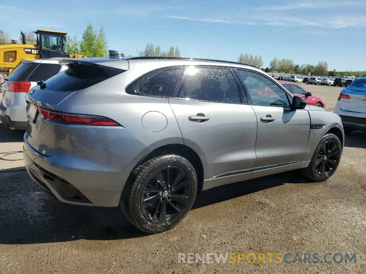 3 fotografías del automóvil dañado SADCT2EX7SA744590 JAGUAR F-PACE 2025