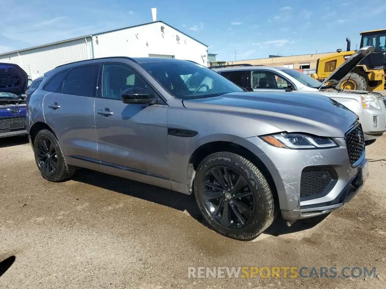 4 fotografías del automóvil dañado SADCT2EX7SA744590 JAGUAR F-PACE 2025