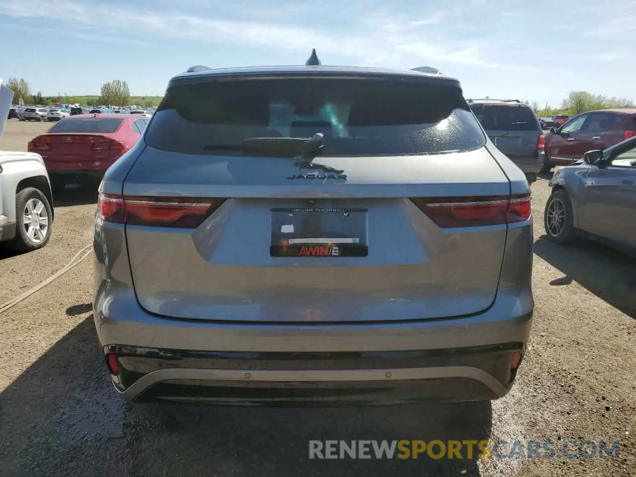6 fotografías del automóvil dañado SADCT2EX7SA744590 JAGUAR F-PACE 2025