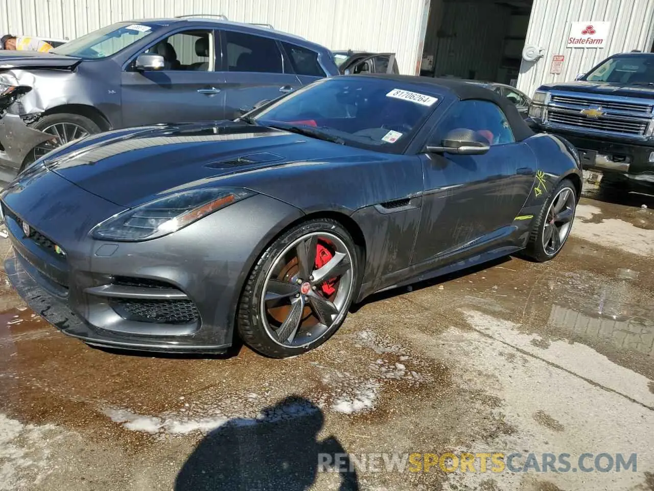 1 fotografías del automóvil dañado SAJD55EE1KCK60088 JAGUAR F-TYPE 2019