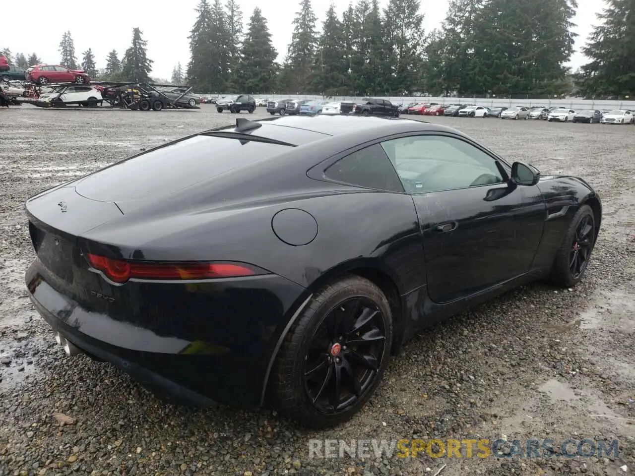 3 fotografías del automóvil dañado SAJDD1EV5KCK60915 JAGUAR F-TYPE 2019