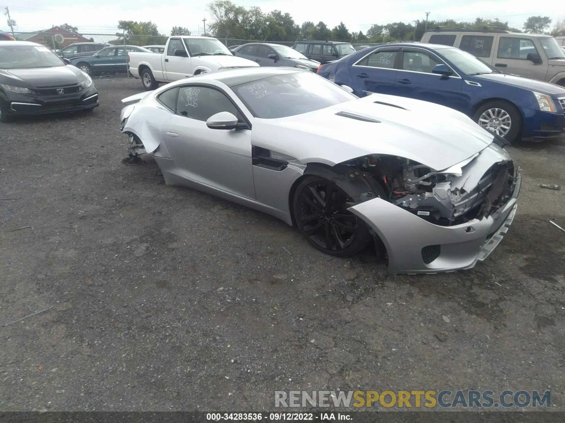 1 fotografías del automóvil dañado SAJDD1GX6KCK62283 JAGUAR F-TYPE 2019
