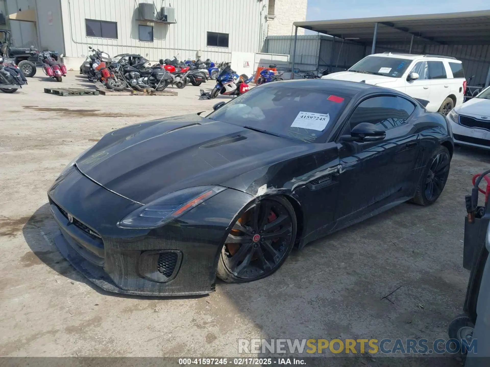 2 fotografías del automóvil dañado SAJDF1FV7KCK57894 JAGUAR F-TYPE 2019