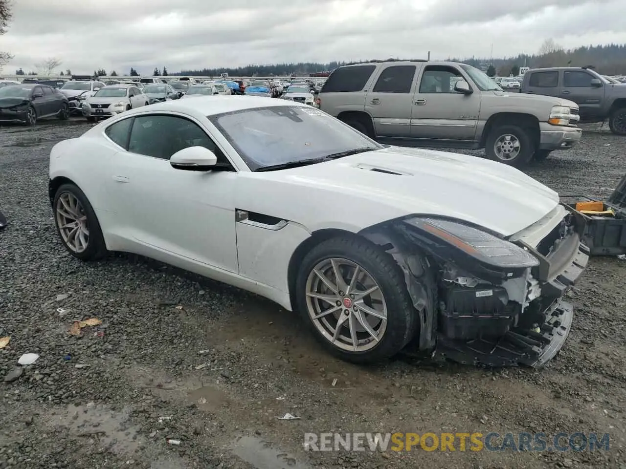 4 fotografías del automóvil dañado SAJDD1GX4LCK67256 JAGUAR F-TYPE 2020