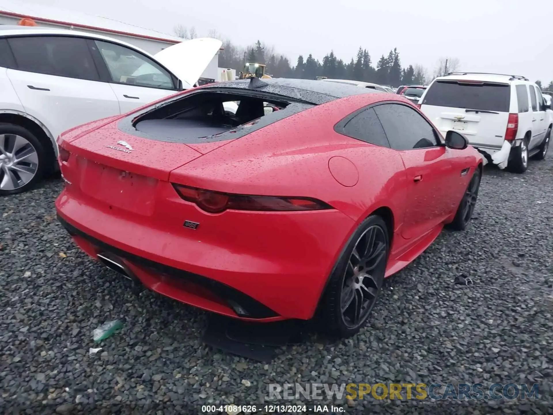 4 fotografías del automóvil dañado SAJDD1GX9LCK63039 JAGUAR F-TYPE 2020