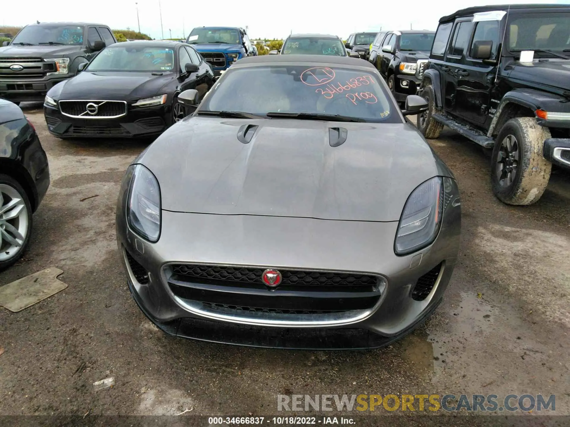 6 fotografías del automóvil dañado SAJDD5GX1LCK67903 JAGUAR F-TYPE 2020