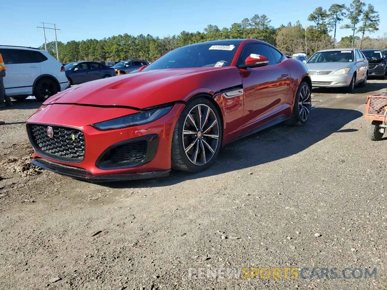 1 fotografías del automóvil dañado SAJD51FE1MCK73529 JAGUAR F-TYPE 2021