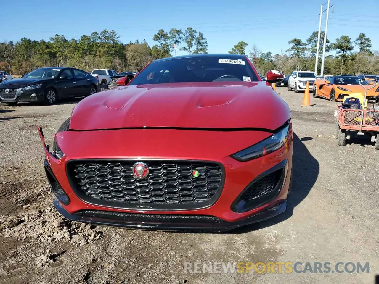 5 fotografías del automóvil dañado SAJD51FE1MCK73529 JAGUAR F-TYPE 2021