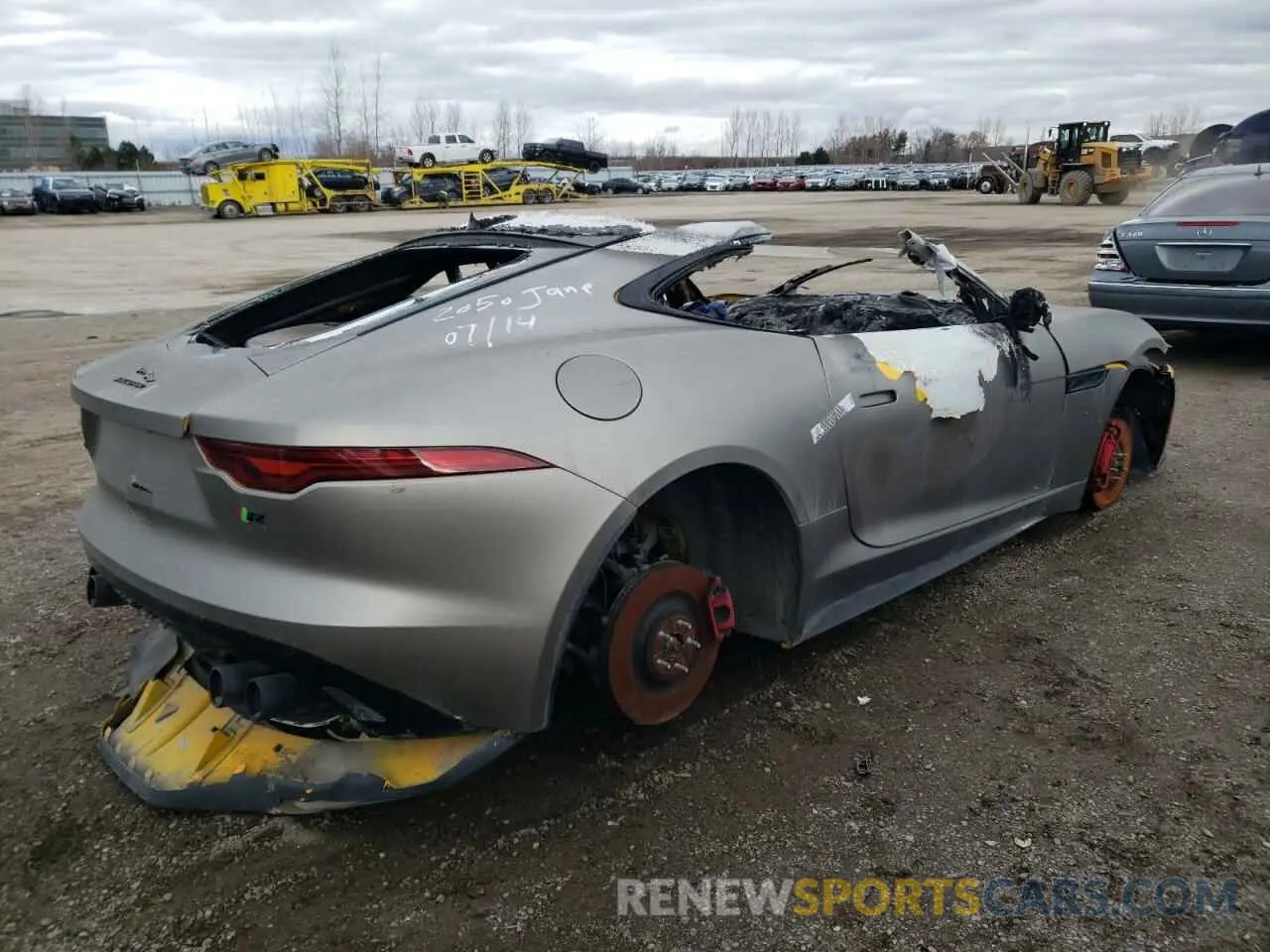 3 fotografías del automóvil dañado SAJD51FE3MCK70387 JAGUAR F-TYPE 2021