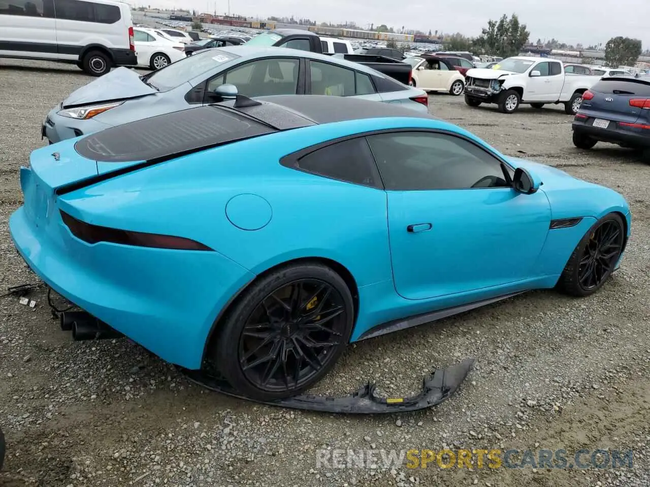 3 fotografías del automóvil dañado SAJD51FE4MCK73024 JAGUAR F-TYPE 2021