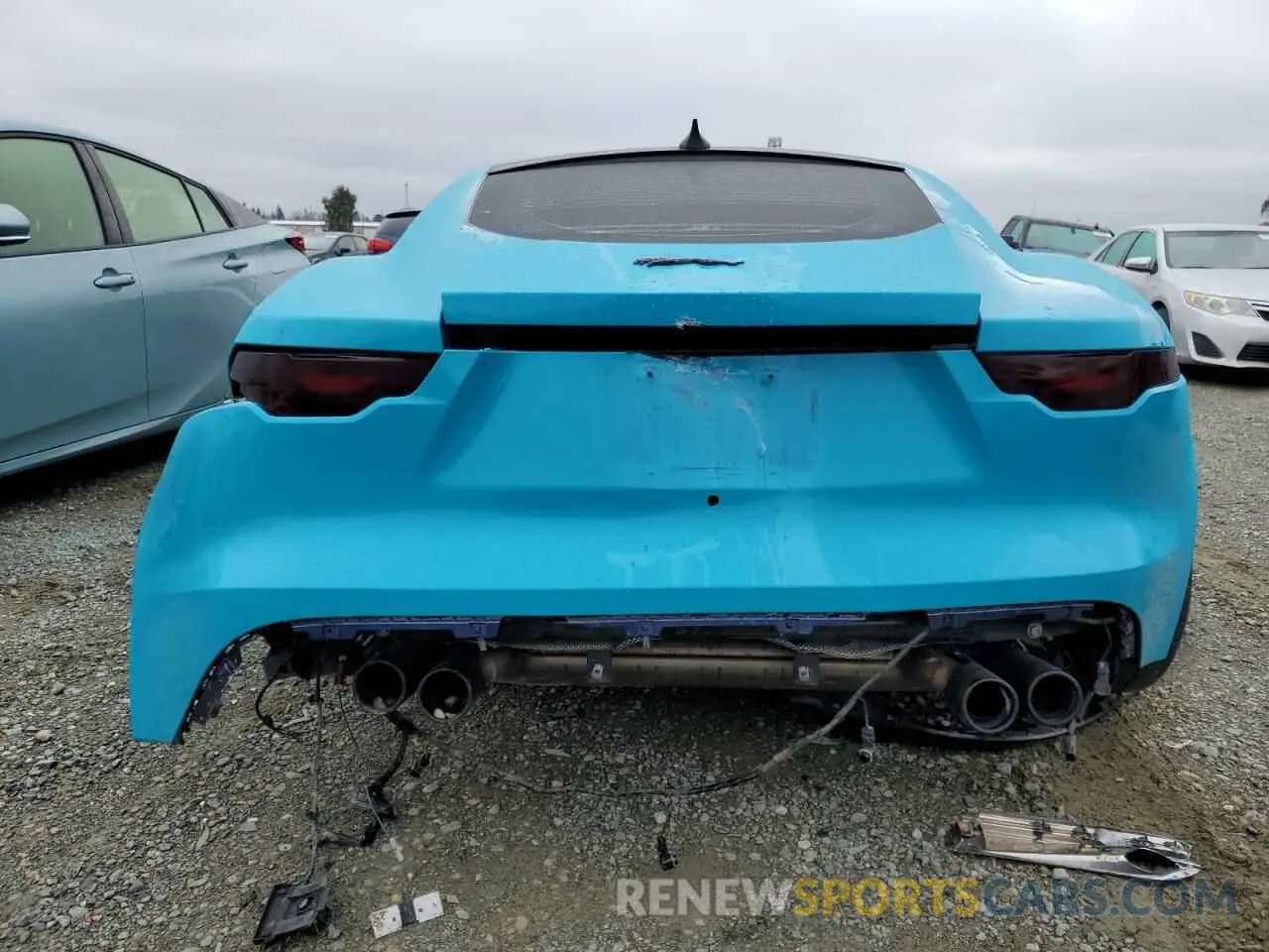6 fotografías del automóvil dañado SAJD51FE4MCK73024 JAGUAR F-TYPE 2021