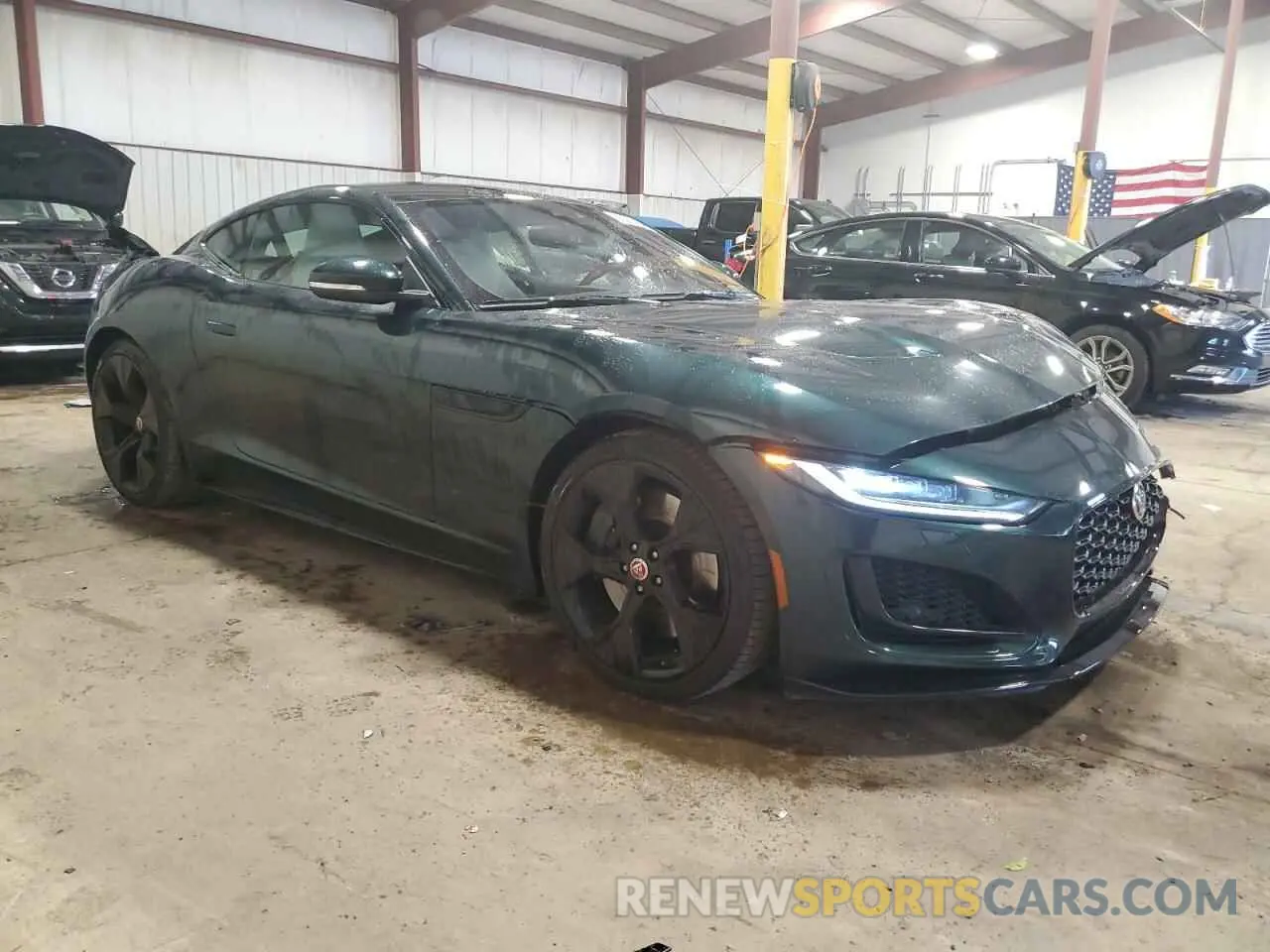 4 fotografías del automóvil dañado SAJD81FV6MCK71539 JAGUAR F-TYPE 2021