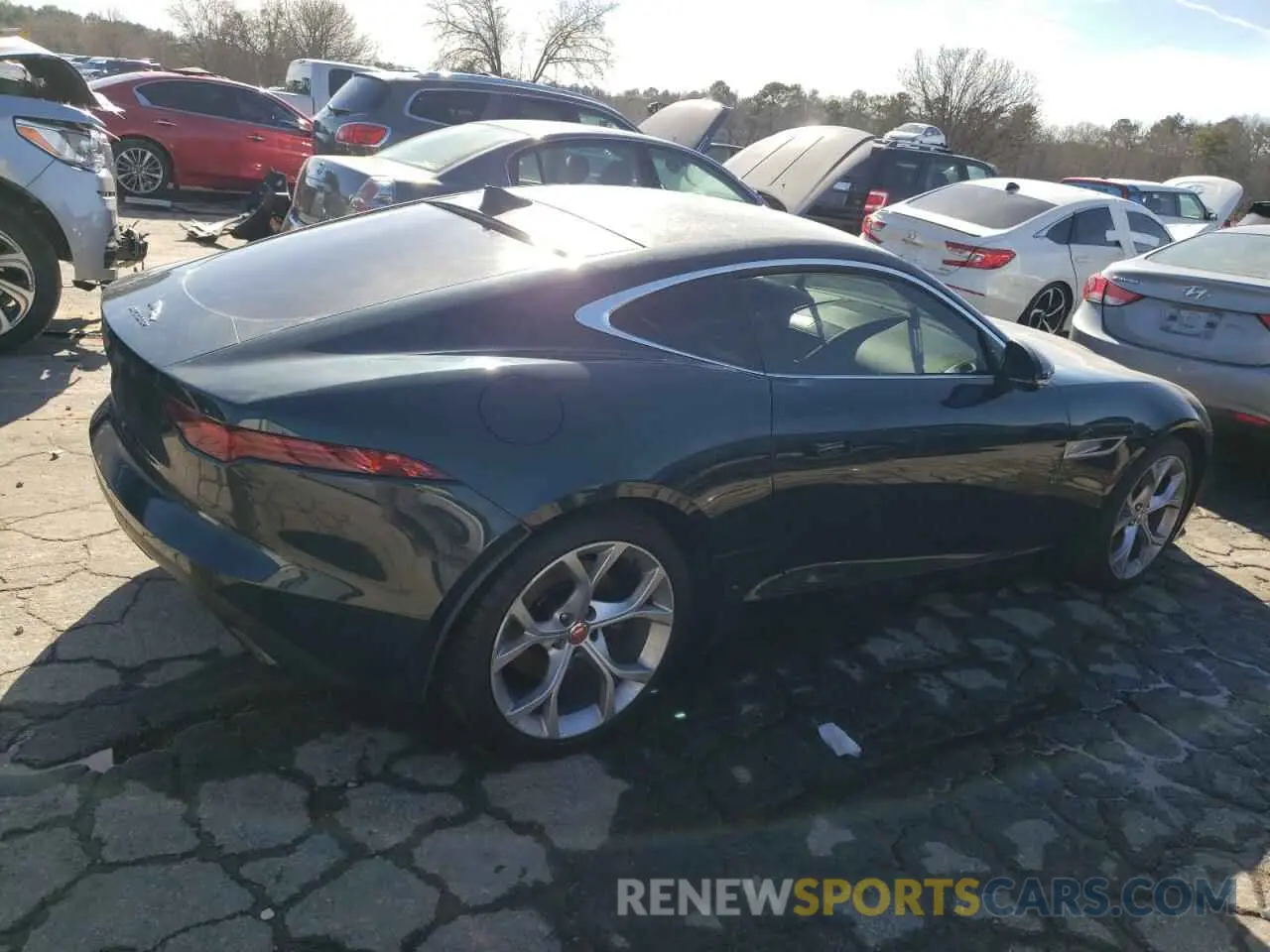 3 fotografías del automóvil dañado SAJDD1GX5MCK76064 JAGUAR F-TYPE 2021