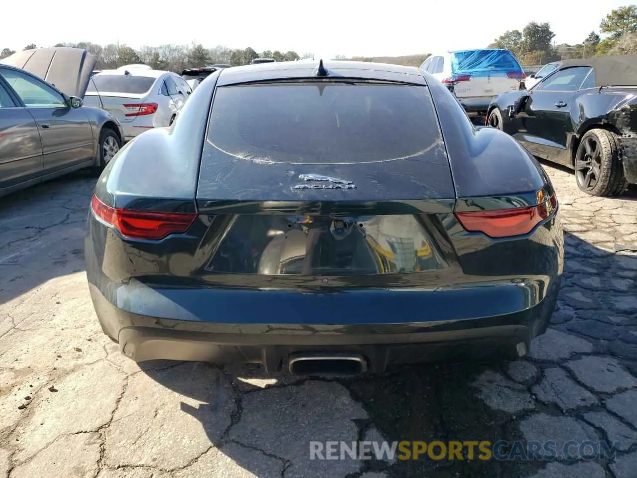 6 fotografías del automóvil dañado SAJDD1GX5MCK76064 JAGUAR F-TYPE 2021