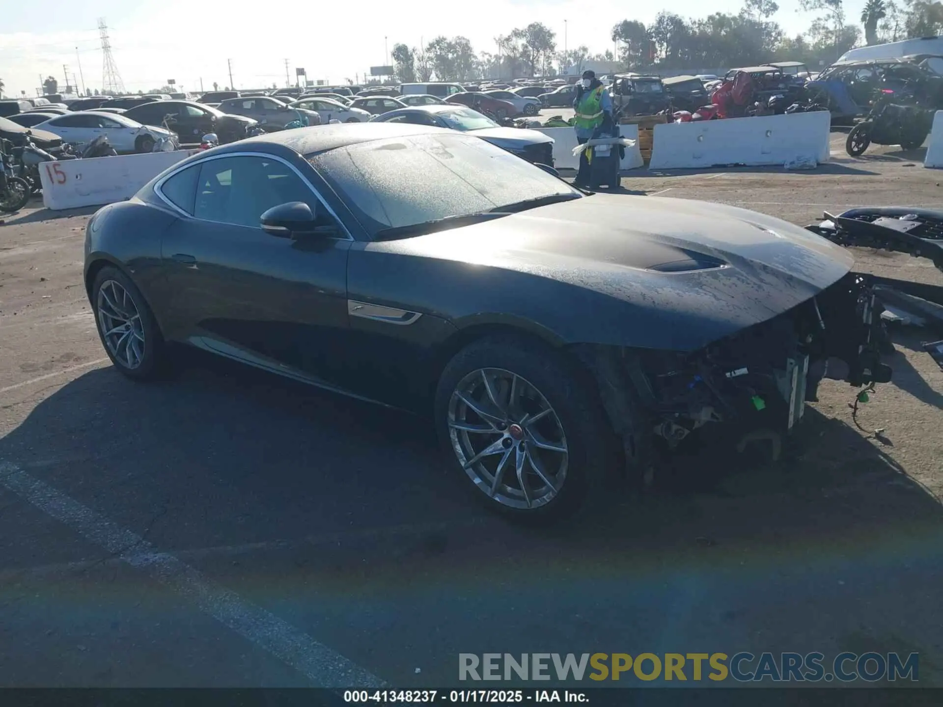 1 fotografías del automóvil dañado SAJDD1GX7MCK72033 JAGUAR F-TYPE 2021