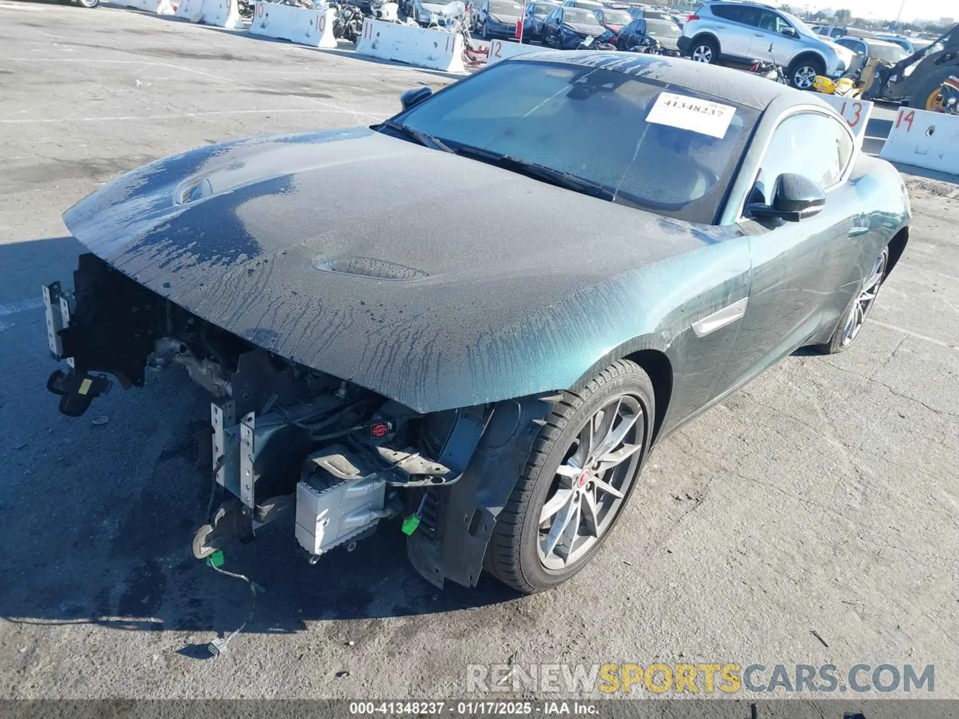 2 fotografías del automóvil dañado SAJDD1GX7MCK72033 JAGUAR F-TYPE 2021