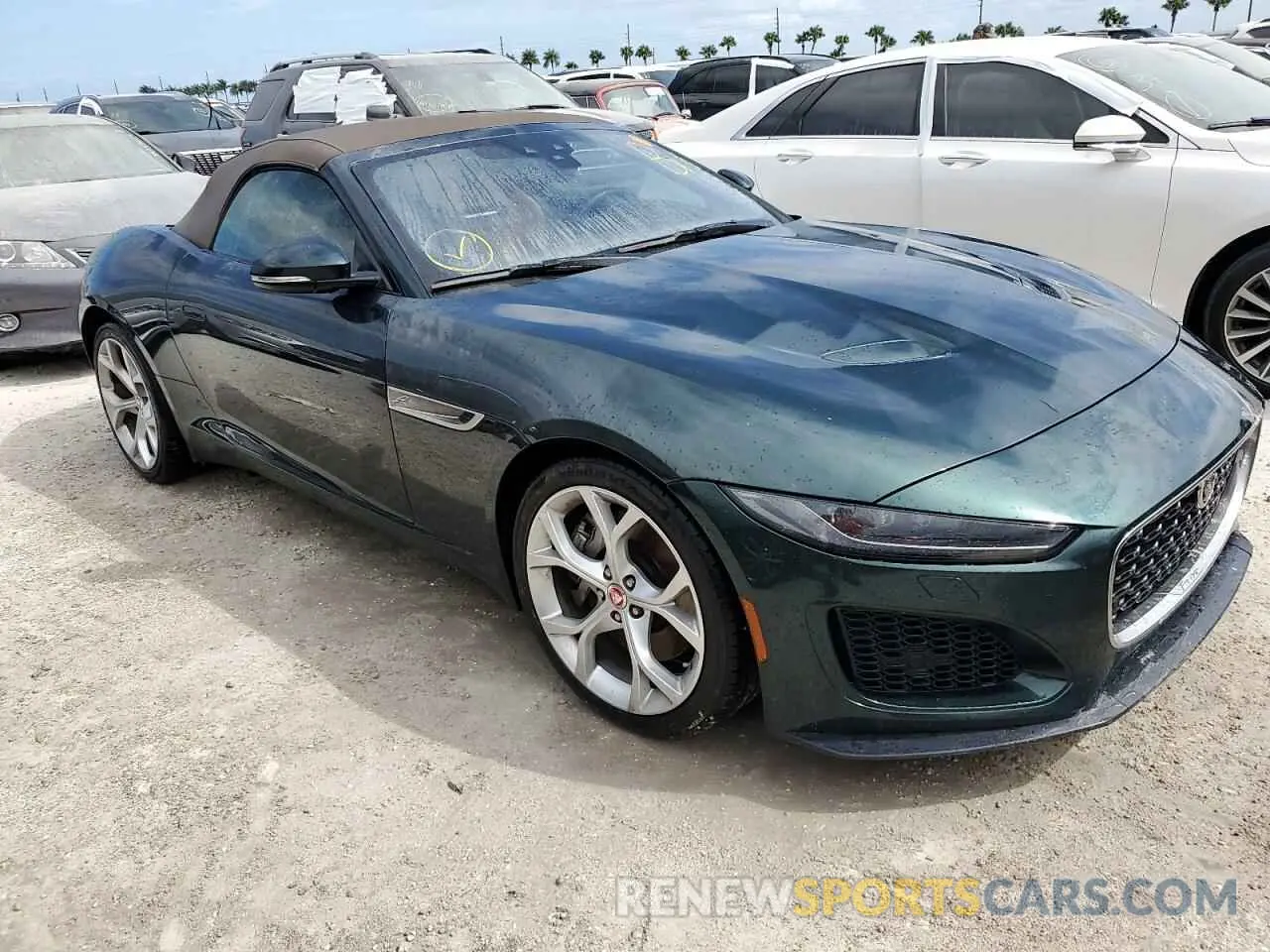 4 fotografías del automóvil dañado SAJDD5GX3MCK75423 JAGUAR F-TYPE 2021