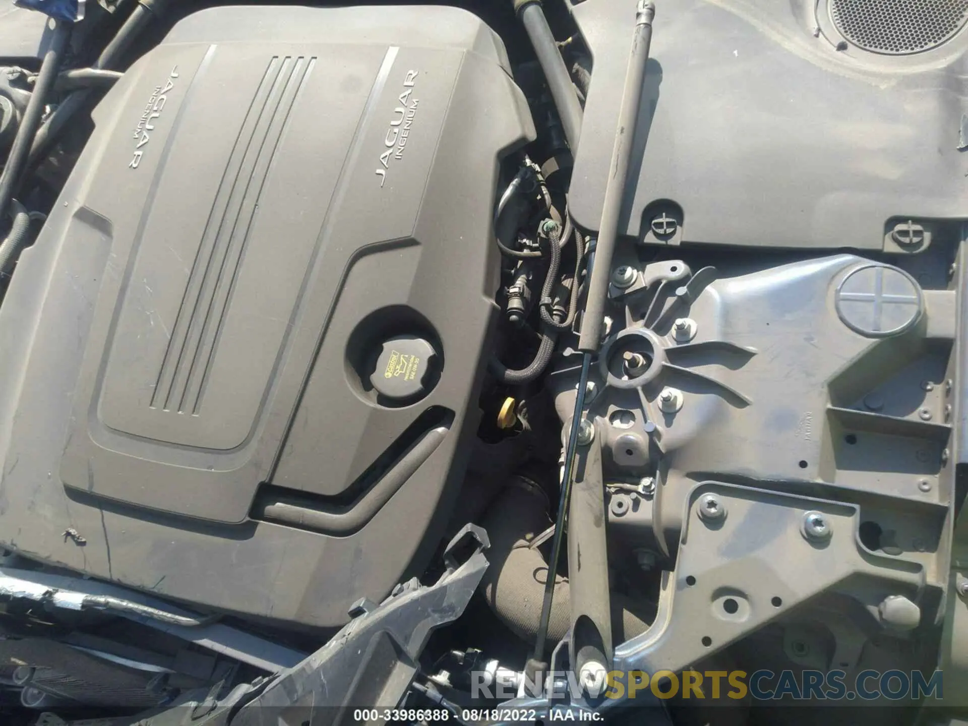 10 fotografías del automóvil dañado SAJDD5GX4MCK73891 JAGUAR F-TYPE 2021