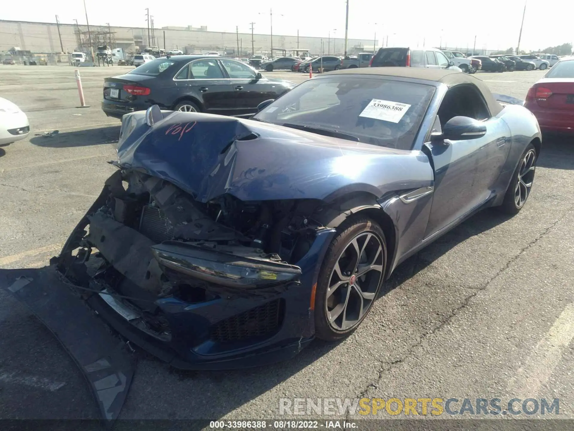 2 fotografías del automóvil dañado SAJDD5GX4MCK73891 JAGUAR F-TYPE 2021